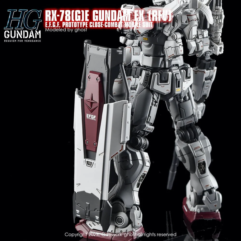 G-Rework CD-H255 Premium Decal for HG Rfv Rx-78Ge Gundam Ex - Image 7