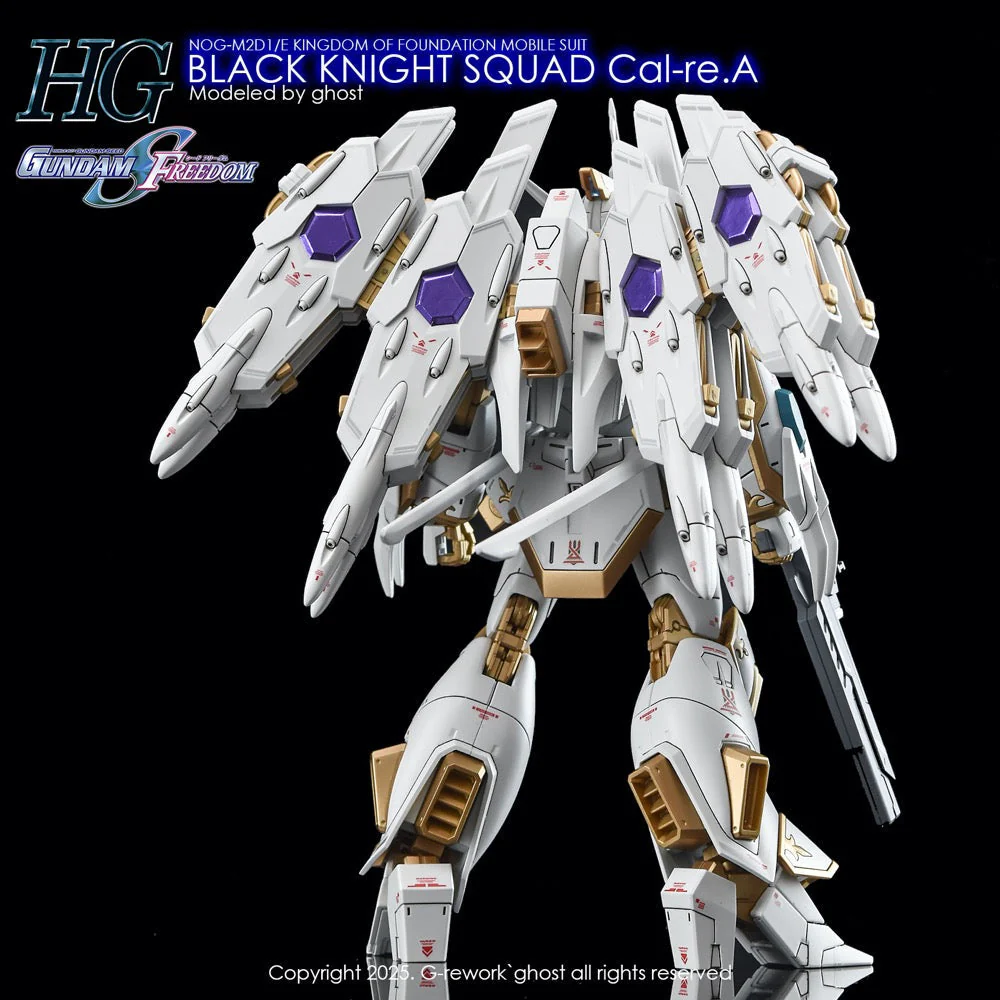 G-Rework CD-H257 Premium Decal for HG Seed Black Knight Squad Cal-Re.A - Image 5