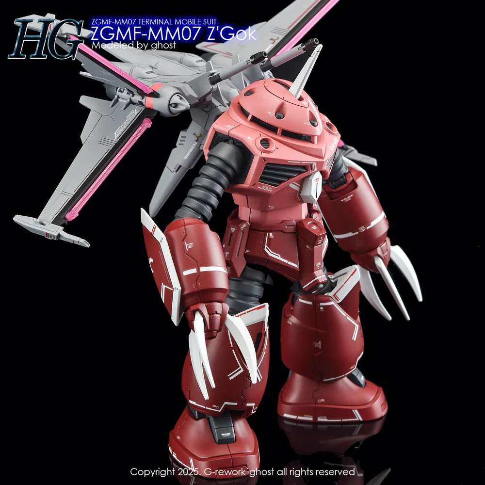 G-Rework CD-H260 Premium Decal for HG Seed Z`Gok - Image 11
