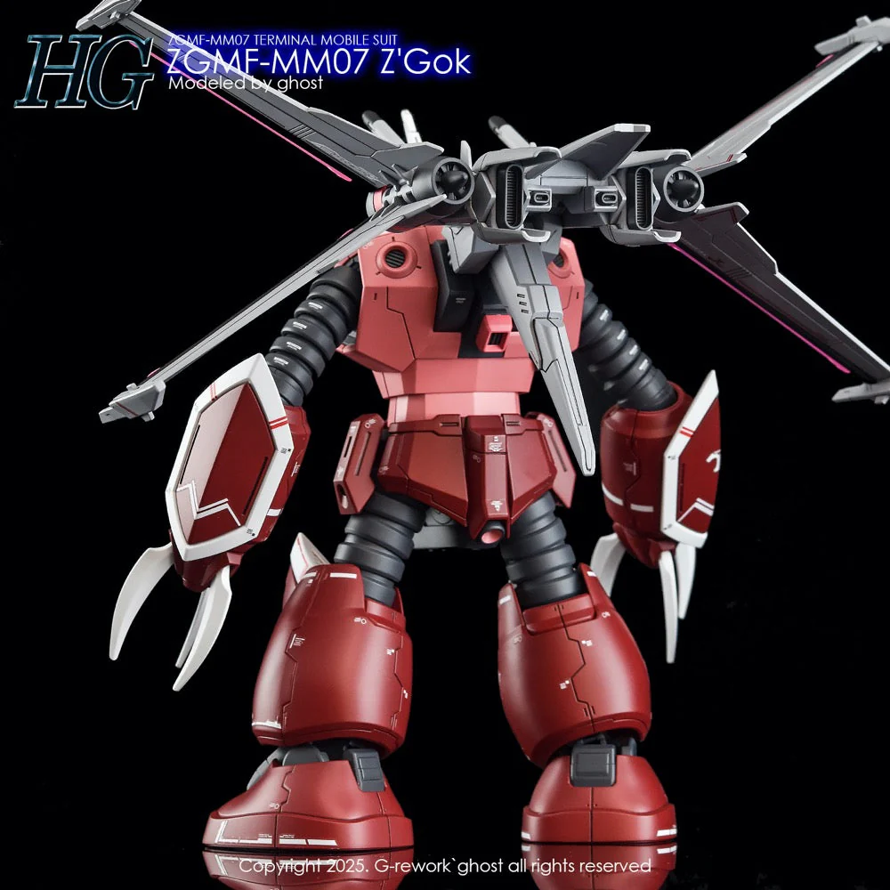 G-Rework CD-H260 Premium Decal for HG Seed Z`Gok - Image 12