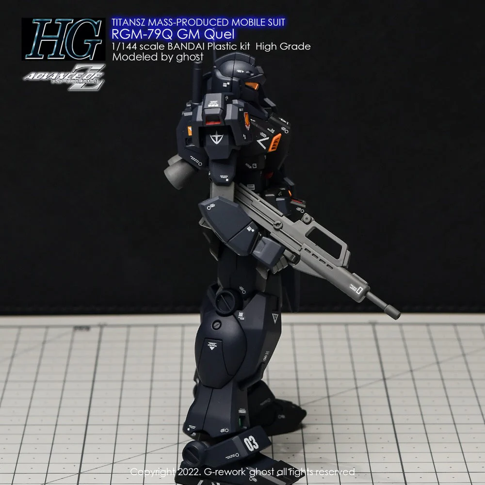 G-Rework CD-H74 Premium Decal for HG RGm-79Q Gm Quel - Image 5