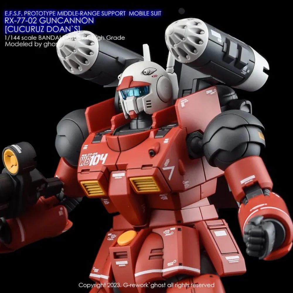 G-Rework CD-HCU01 Premium Decal for HG Rx-77-02 Guncannon Cucuruz Doan`S - Image 6