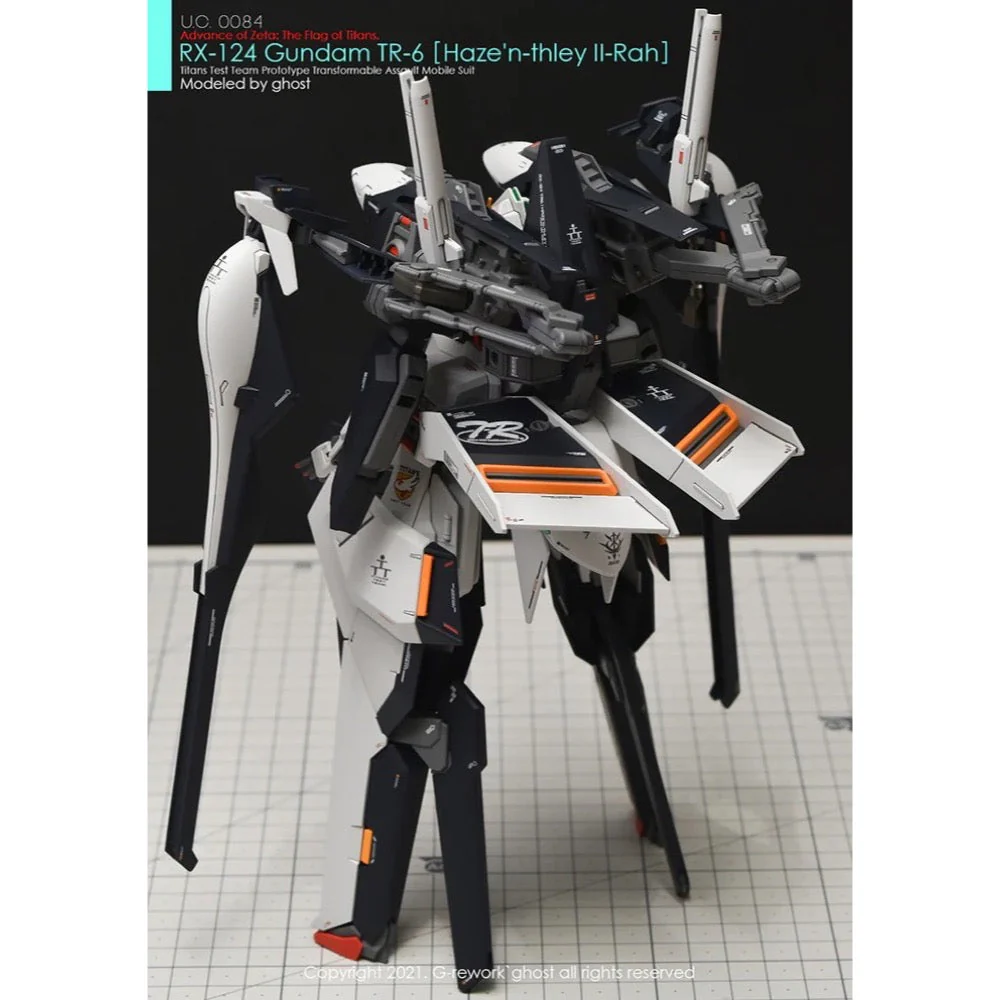 G-Rework CD-HL-124-HR Premium Decal for HG A.O.Z Rx-124 Gundam Tr-6 [Haze'N-Thley II-Rah] - Image 6