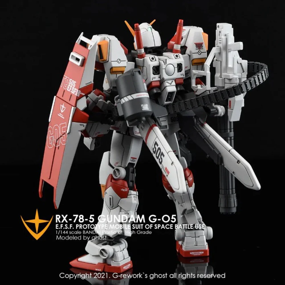 G-Rework CD-HL-7805 Premium Decal for HG Rx-78-05 - Image 5