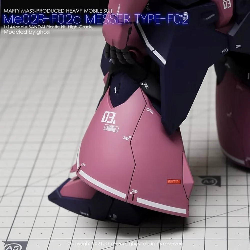 G-Rework CD-HL-F02 Premium Decal for HG Messer Commander Type (Club G) - Image 9