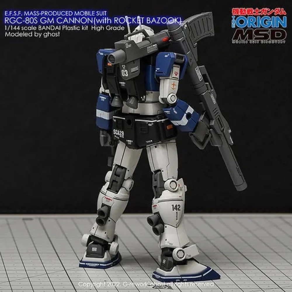 G-Rework CD-HL-GCRB Premium Decal for HG RGc-08S Gm Cannon (Rocket Bazook Type) - Image 3