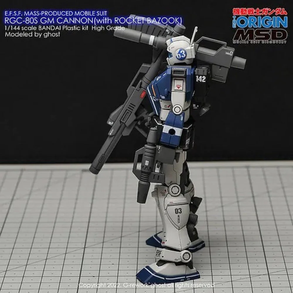 G-Rework CD-HL-GCRB Premium Decal for HG RGc-08S Gm Cannon (Rocket Bazook Type) - Image 4