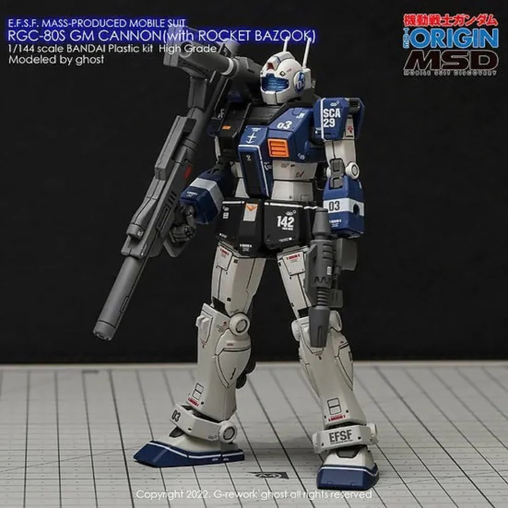 G-Rework CD-HL-GCRB Premium Decal for HG RGc-08S Gm Cannon (Rocket Bazook Type) - Image 5