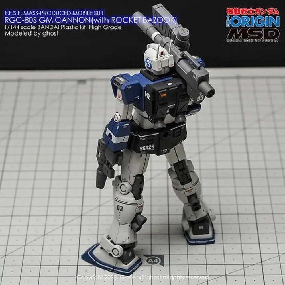 G-Rework CD-HL-GCRB Premium Decal for HG RGc-08S Gm Cannon (Rocket Bazook Type) - Image 6