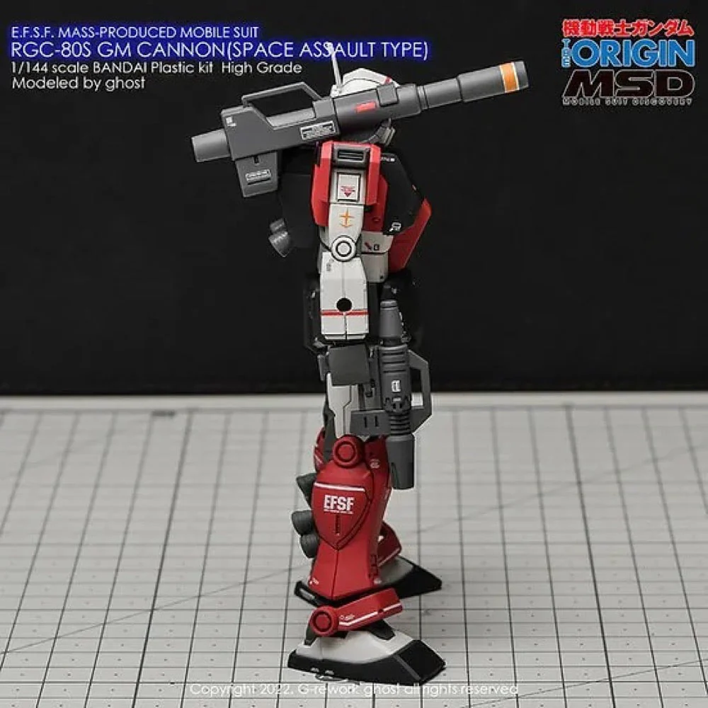G-Rework CD-HL-GCSA Premium Decal for HG RGc-08S Gm Cannon (Space Assault Type) - Image 3
