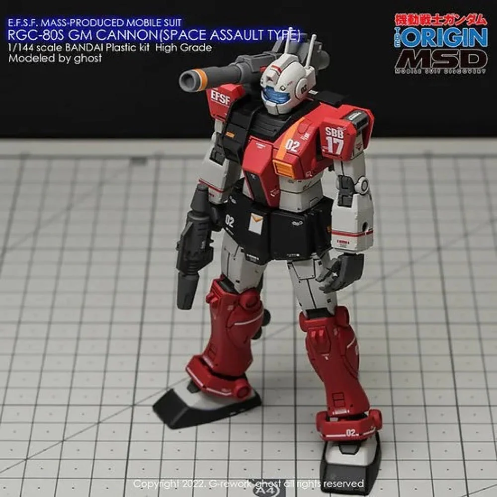 G-Rework CD-HL-GCSA Premium Decal for HG RGc-08S Gm Cannon (Space Assault Type) - Image 7