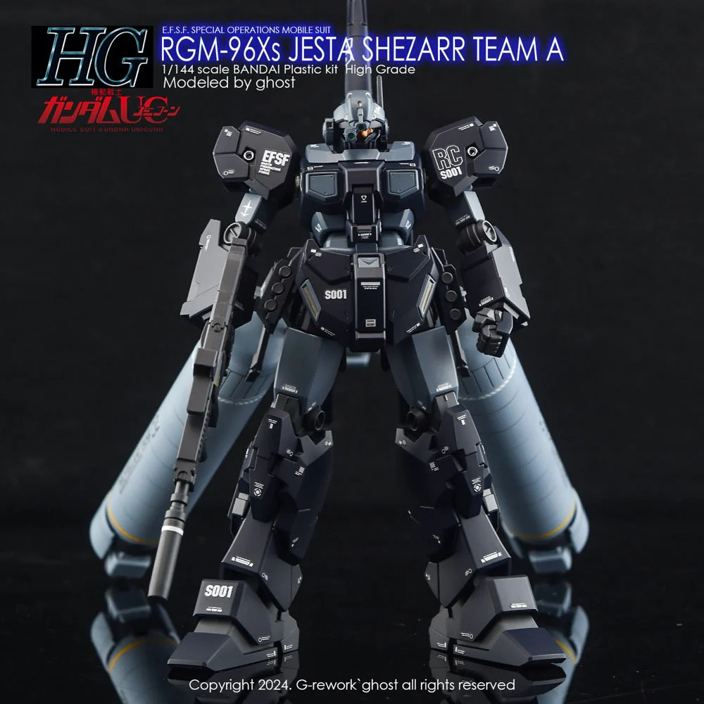 G-Rework CD-HL185 Premium Decal for HG RGm-96Xs Jesta Shezarr Type A - Image 2