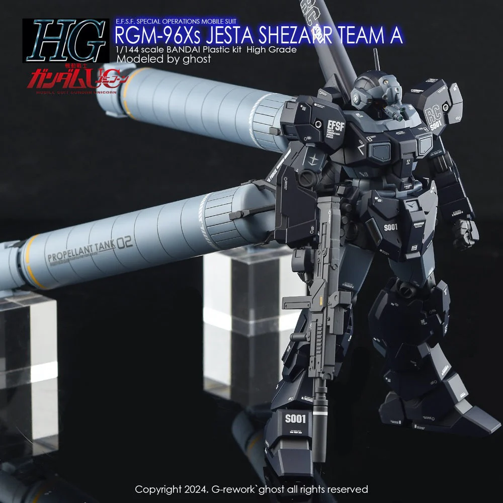 G-Rework CD-HL185 Premium Decal for HG RGm-96Xs Jesta Shezarr Type A - Image 4