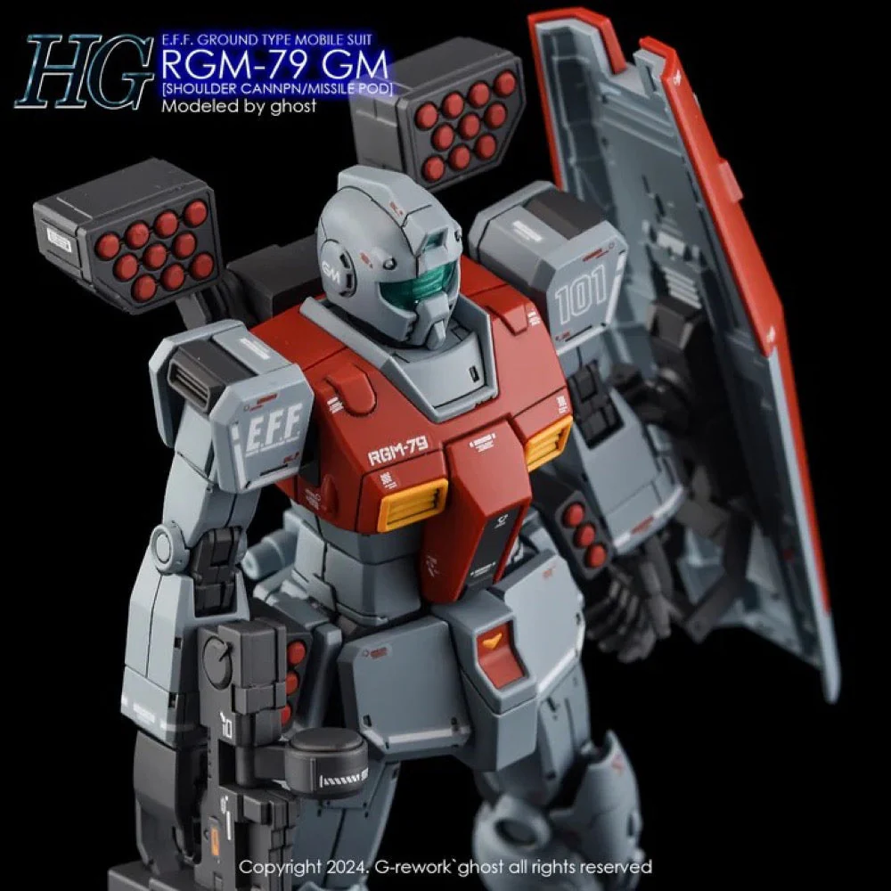 G-Rework CD-HO27 Premium Decal for HG RGm-79 Gm Missile Pod - Image 10