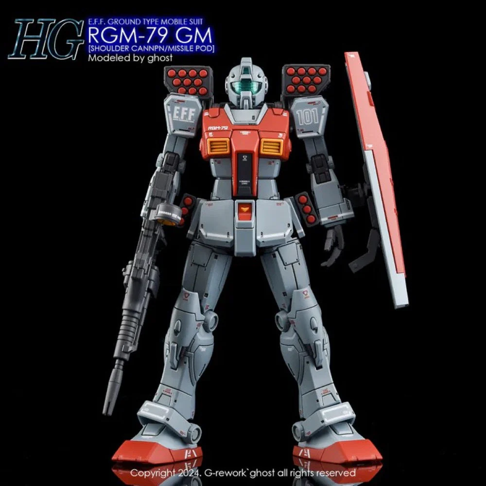 G-Rework CD-HO27 Premium Decal for HG RGm-79 Gm Missile Pod - Image 2