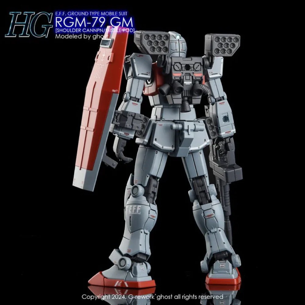 G-Rework CD-HO27 Premium Decal for HG RGm-79 Gm Missile Pod - Image 5