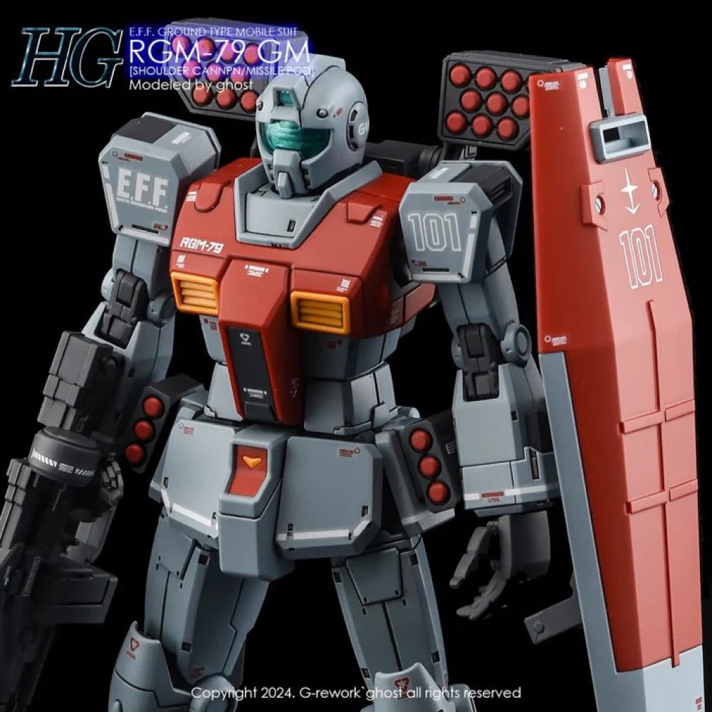 G-Rework CD-HO27 Premium Decal for HG RGm-79 Gm Missile Pod - Image 8
