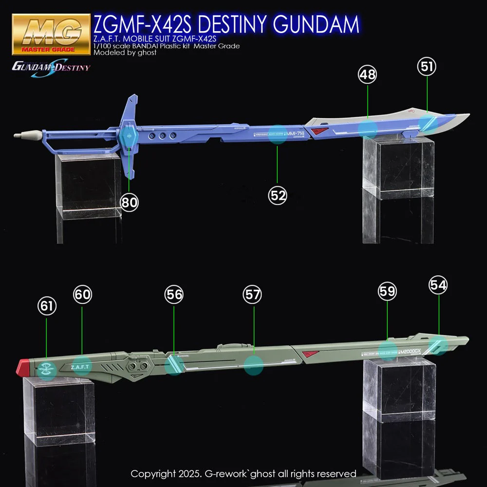 G-Rework CD-M101 Premium Decal for MG Destiny Gundam - Image 29