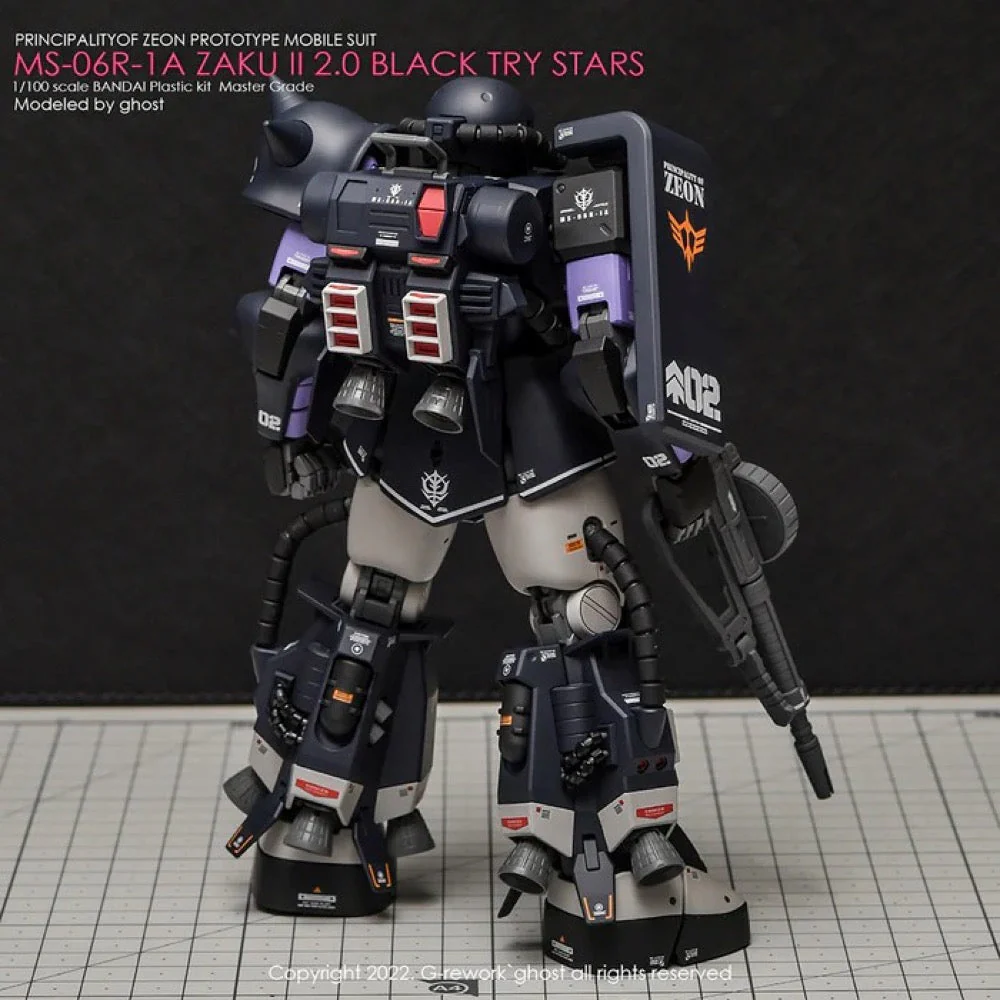G-Rework CD-M103 Premium Decal for MG Black Try Stars Jaku 2.0 - Image 6