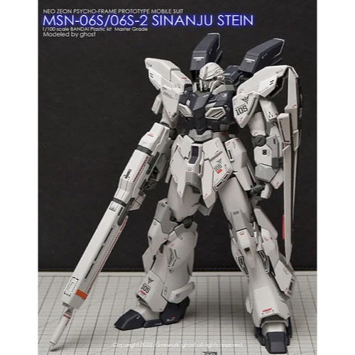 G-Rework CD-M165 Premium Decal for MG Sinanju Stein - Image 5