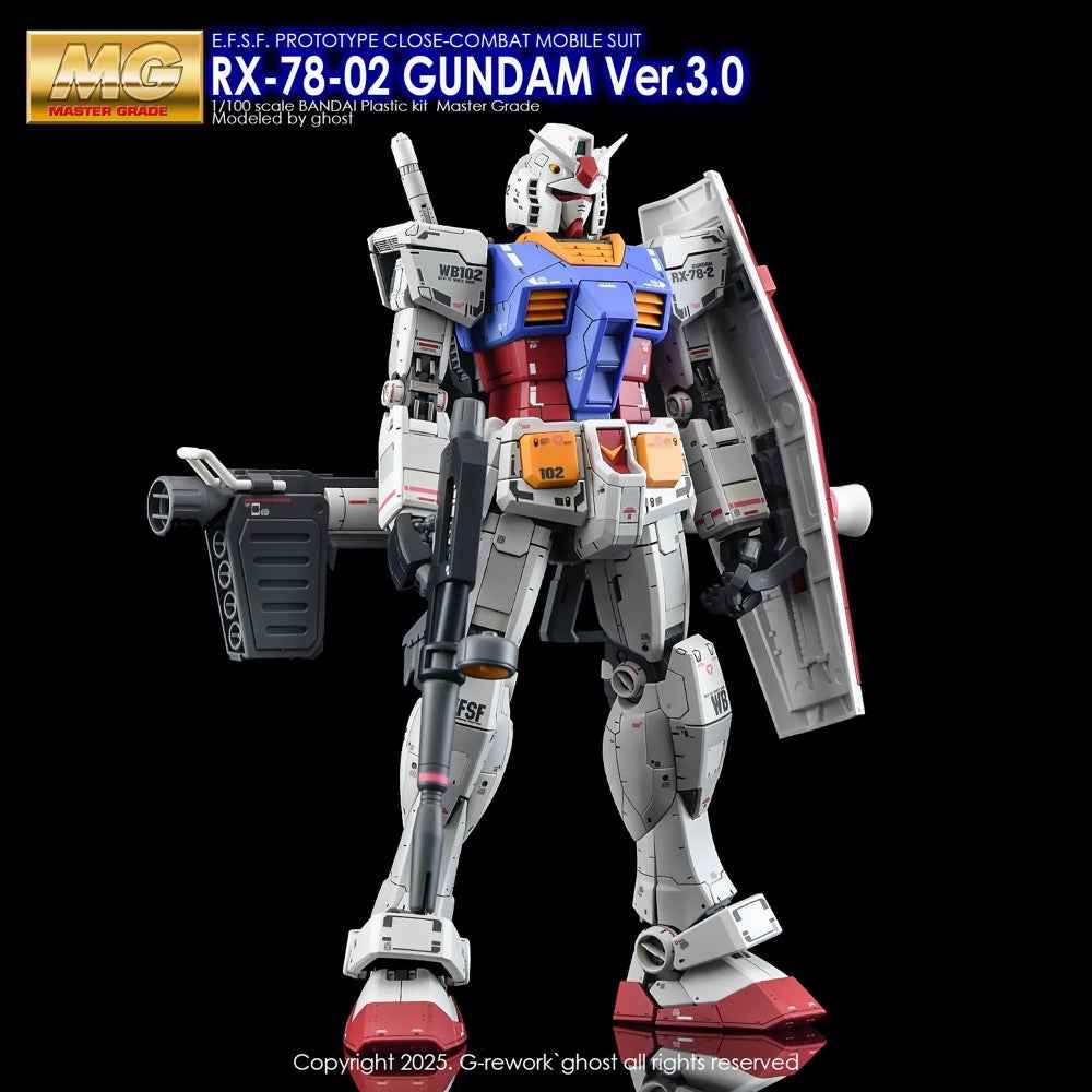 G-Rework CD-M172 Premium Decal for MG Gundam RX78-2 Ver 3.0 - Image 16