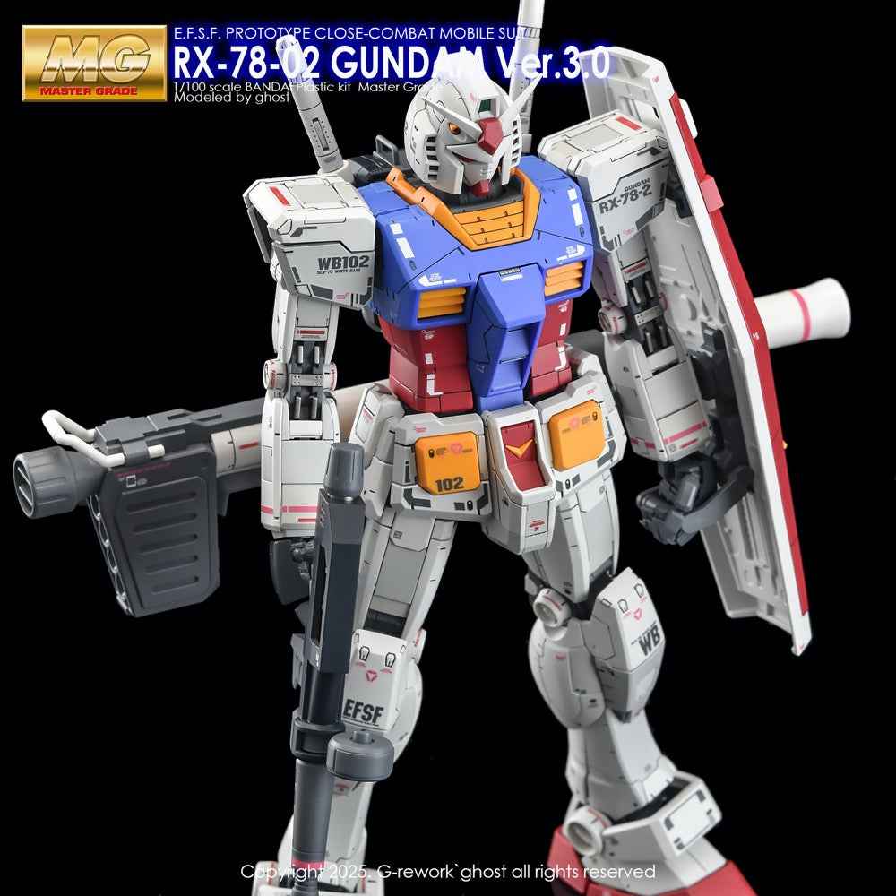 G-Rework CD-M172 Premium Decal for MG Gundam RX78-2 Ver 3.0 - Image 20