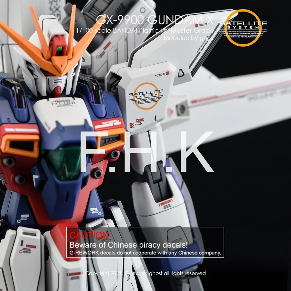 G-Rework CD-M177 Premium Decal for MG X Gundam - Image 7