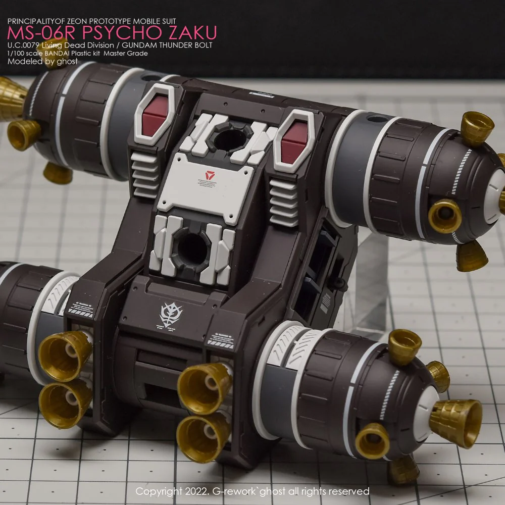 G-Rework CD-M194 Premium Decal for MG Psycho Zaku Thunder Bolt Ver. - Image 14