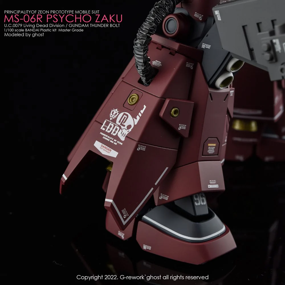G-Rework CD-M194 Premium Decal for MG Psycho Zaku Thunder Bolt Ver. - Image 19