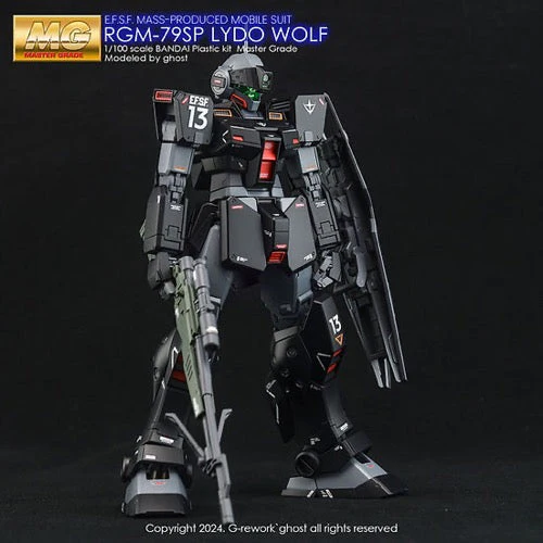 G-Rework CD-M195-L Premium Decal for MG RGm-79Sp Gm Sniper2 Lydo Wolf - Image 3
