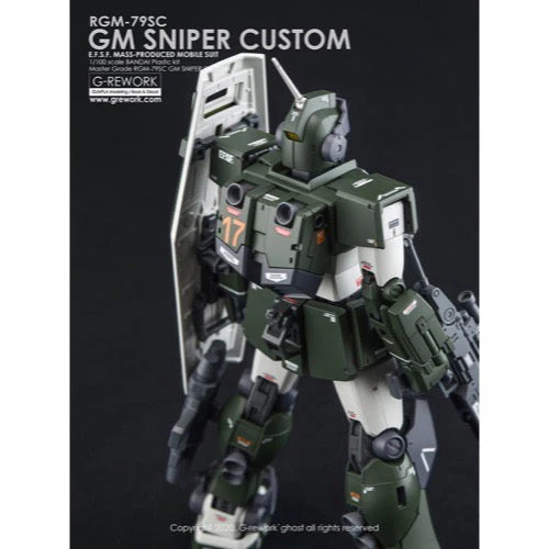 G-Rework CD-M199 Premium Decal for MG RGm-79Sc Gm Sniper Custom - Image 10