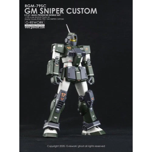 G-Rework CD-M199 Premium Decal for MG RGm-79Sc Gm Sniper Custom - Image 5