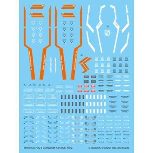 G-Rework CD-M214 Premium Decal for MG GN-003 Kyrious - Image 3