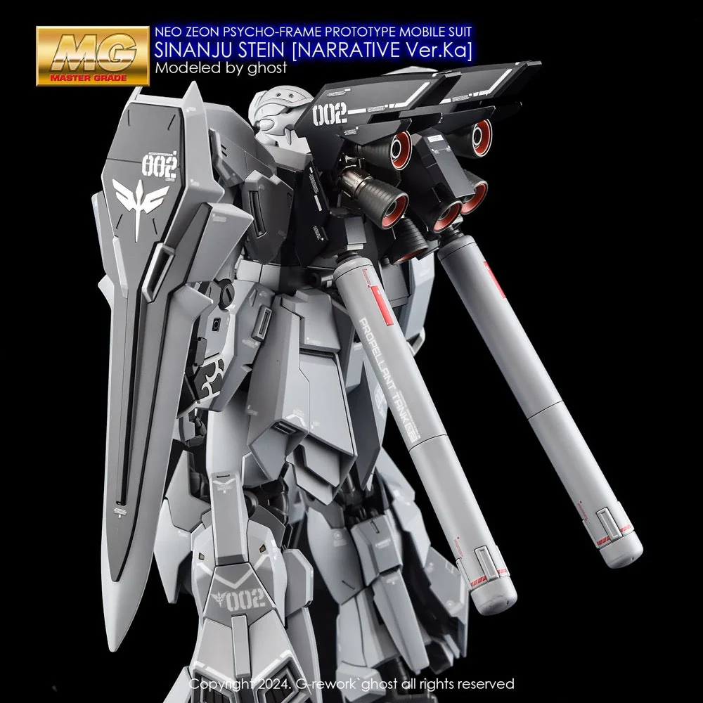 G-Rework CD-M223 Premium Decal for MG Sinanju Stein Narrative Ver.Ka - Image 12
