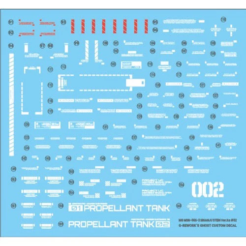 G-Rework CD-M223 Premium Decal for MG Sinanju Stein Narrative Ver.Ka - Image 3