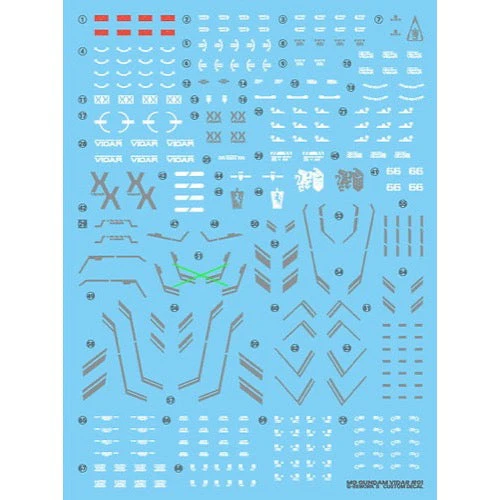 G-Rework CD-M224 Premium Decal for MG Gundam Vidar - Image 2