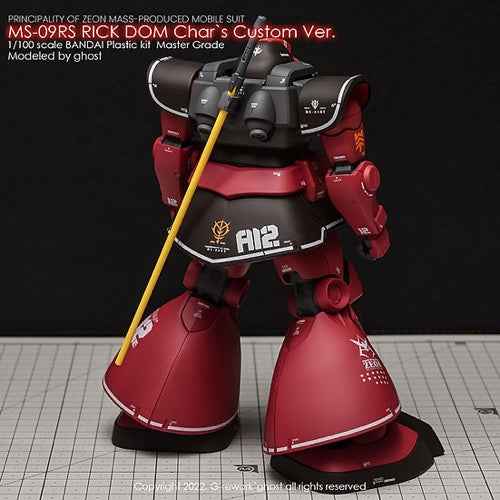 G-Rework CD-M58 Premium Decal for MG Rick Dom 1.5 Char Ver. - Image 12