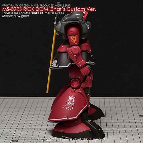 G-Rework CD-M58 Premium Decal for MG Rick Dom 1.5 Char Ver. - Image 13
