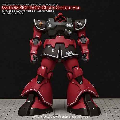 G-Rework CD-M58 Premium Decal for MG Rick Dom 1.5 Char Ver. - Image 8