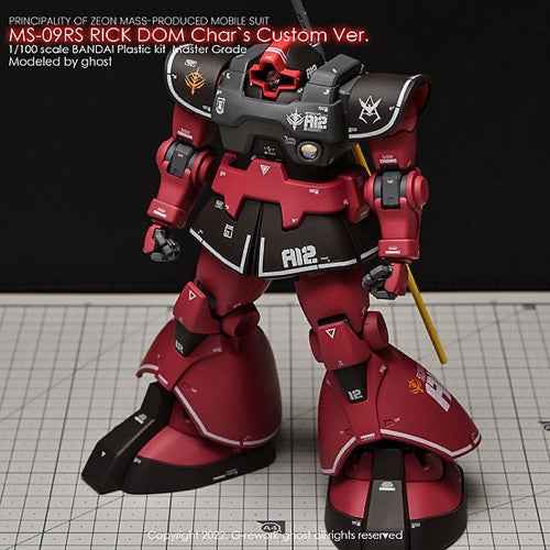 G-Rework CD-M58 Premium Decal for MG Rick Dom 1.5 Char Ver. - Image 9