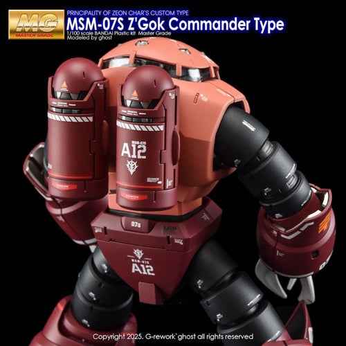 G-Rework CD-M66 Premium Decal for MG Z'Gok Commander Type - Image 17
