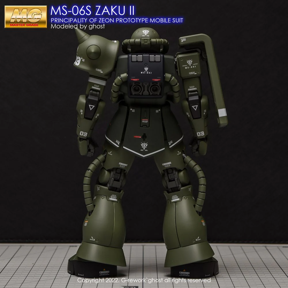G-Rework CD-M97 Premium Decal for MG Zaku2 2.0 (Decal V2.0) - Image 8