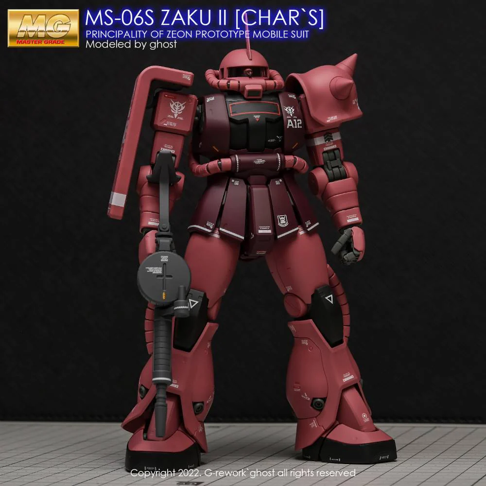G-Rework CD-M98 Premium Decal for MG Zaku2 2.0 Char(Decal V2.0) - Image 3