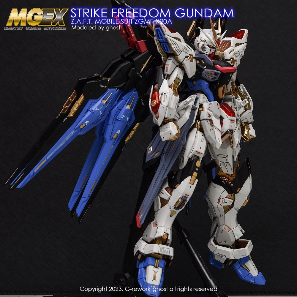 G-Rework CD-MEX02 Premium Decal for MGEX Strike Freedom Gundam - Image 10