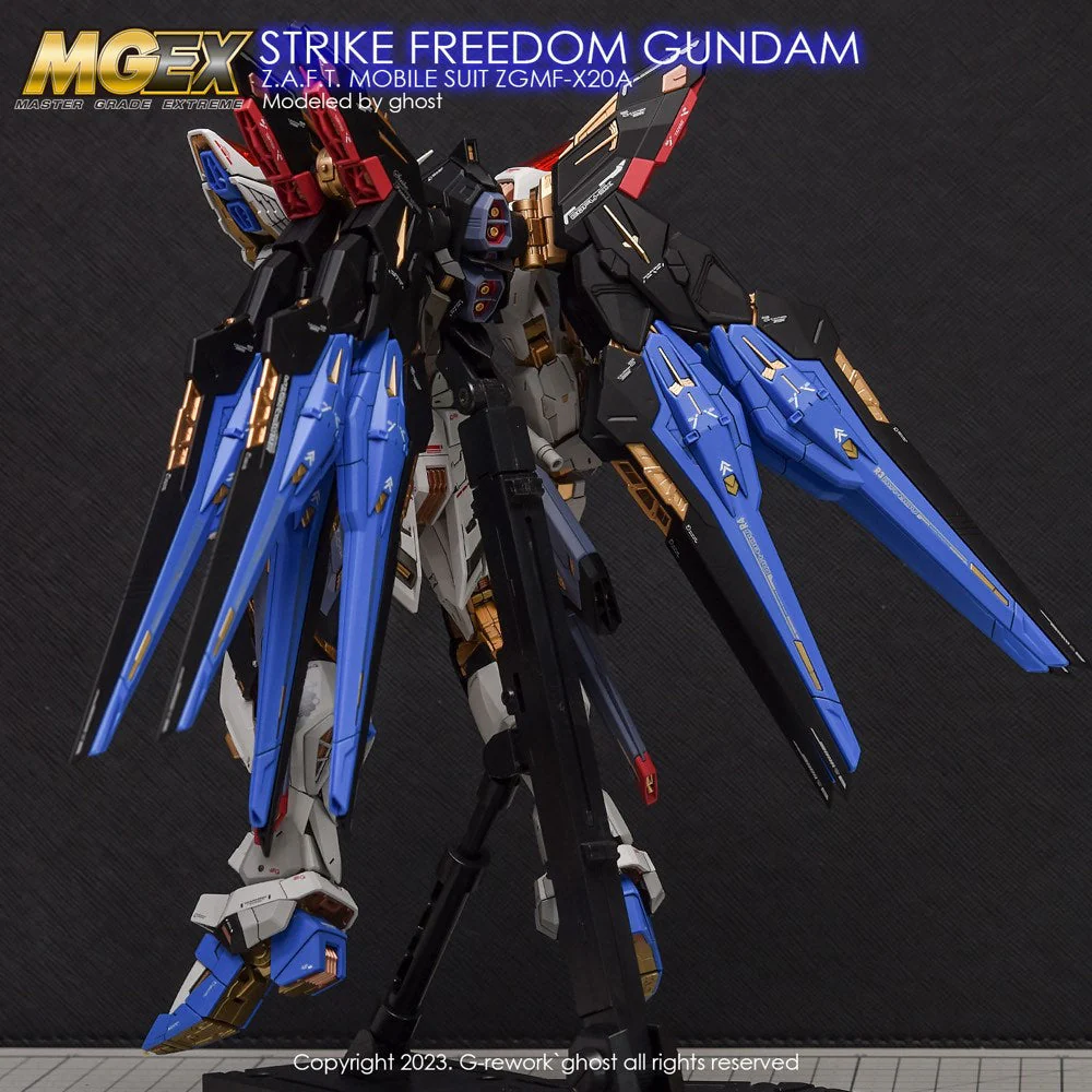 G-Rework CD-MEX02 Premium Decal for MGEX Strike Freedom Gundam - Image 12