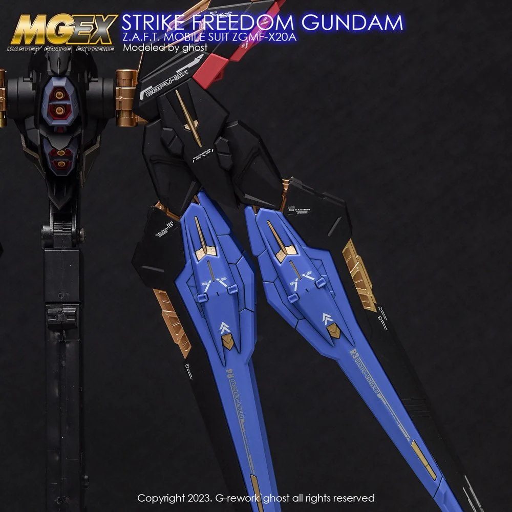 G-Rework CD-MEX02 Premium Decal for MGEX Strike Freedom Gundam - Image 8