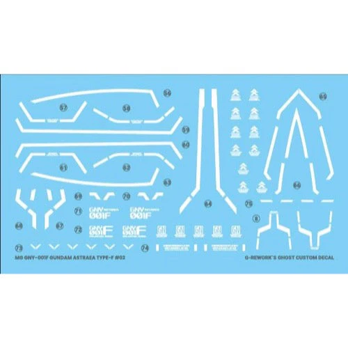G-Rework CD-ML-ASAF Premium Decal for MG Gny 001F Gundam Astraea Type-F - Image 2