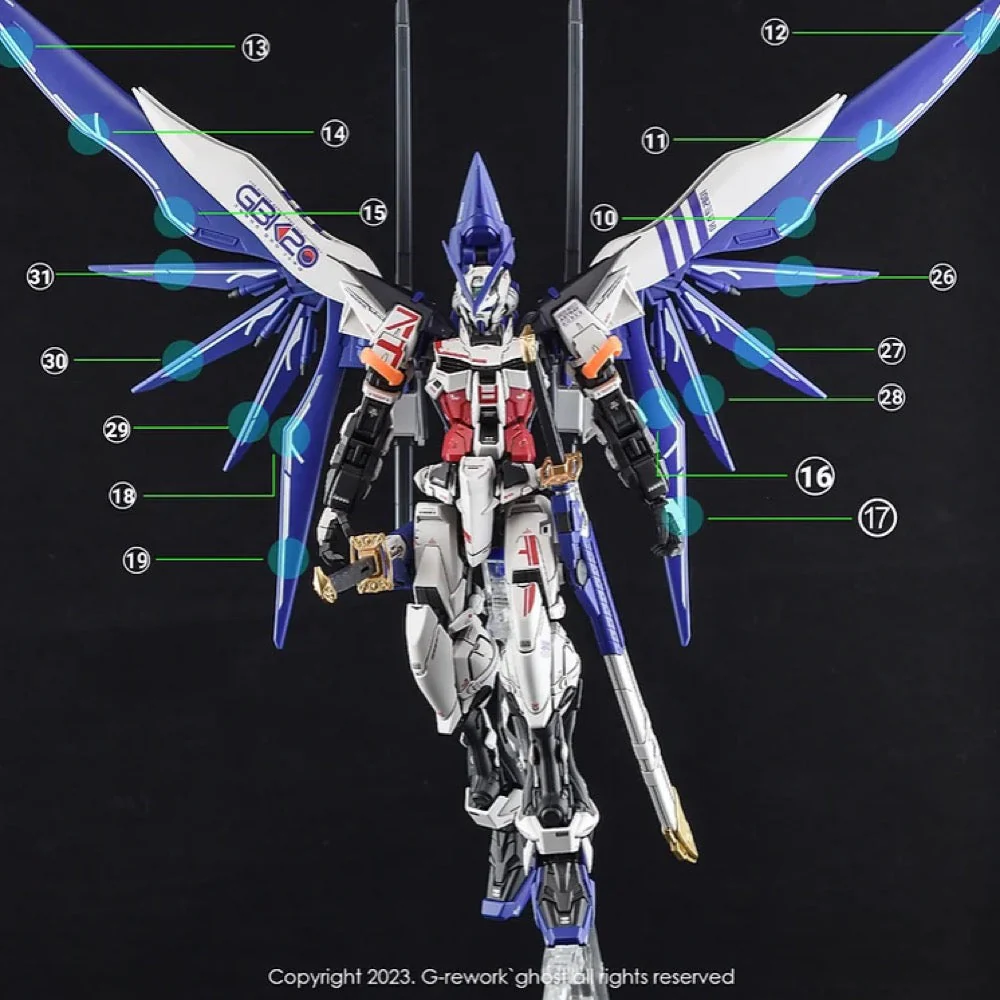 G-Rework CD-ML-GBK20-AST Premium Decal for MG Gbk-20Th Gundam Astray (Korea Ver.) - Image 7