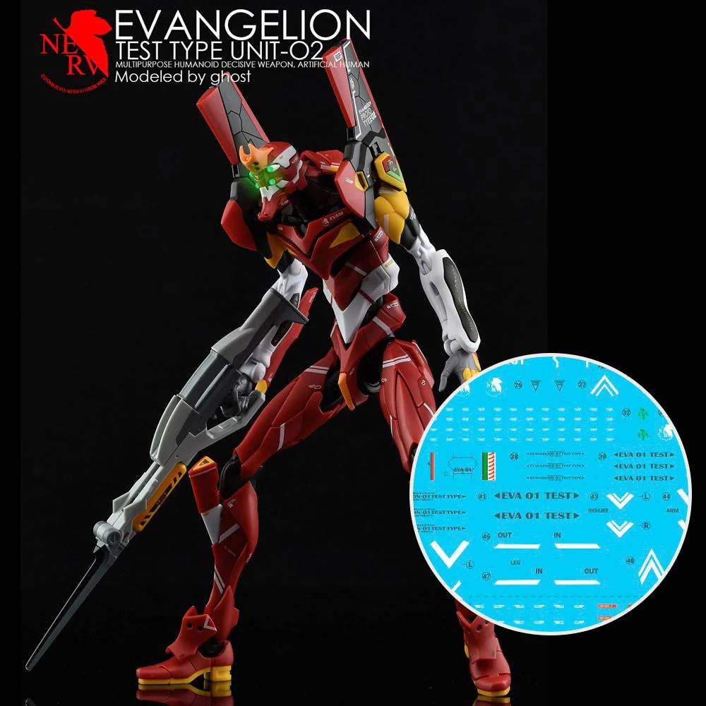 G-Rework CD-RG-E2 Premium Decal for RG Evangelion 02
