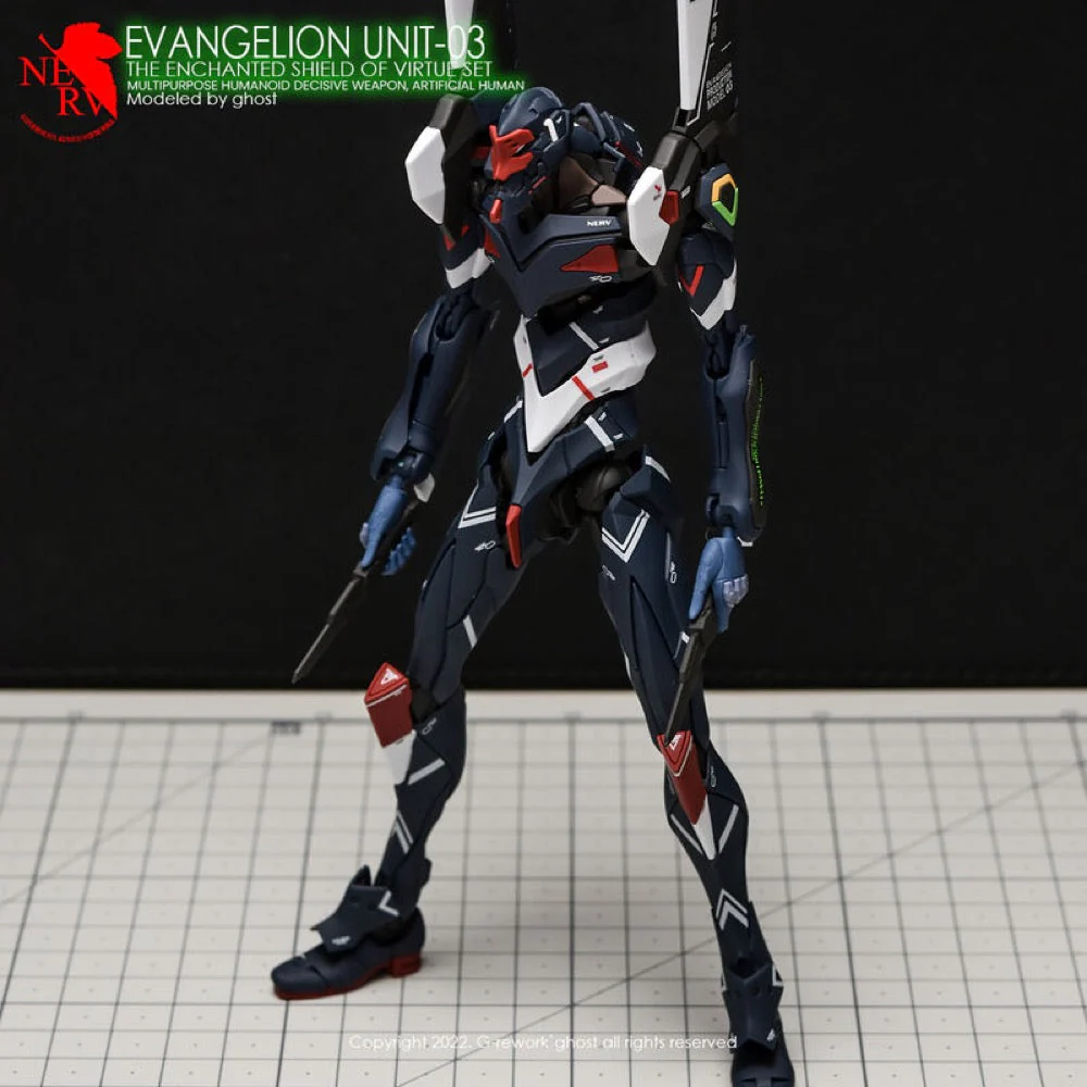 G-Rework CD-RG-E3 Premium Decal for RG Evangelion 03 Shild Set - Image 4